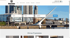 Desktop Screenshot of gentileinmobiliaria.com.ar